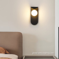 Decorative Wall Lamp Creative curling wall lamp black and white optional Supplier